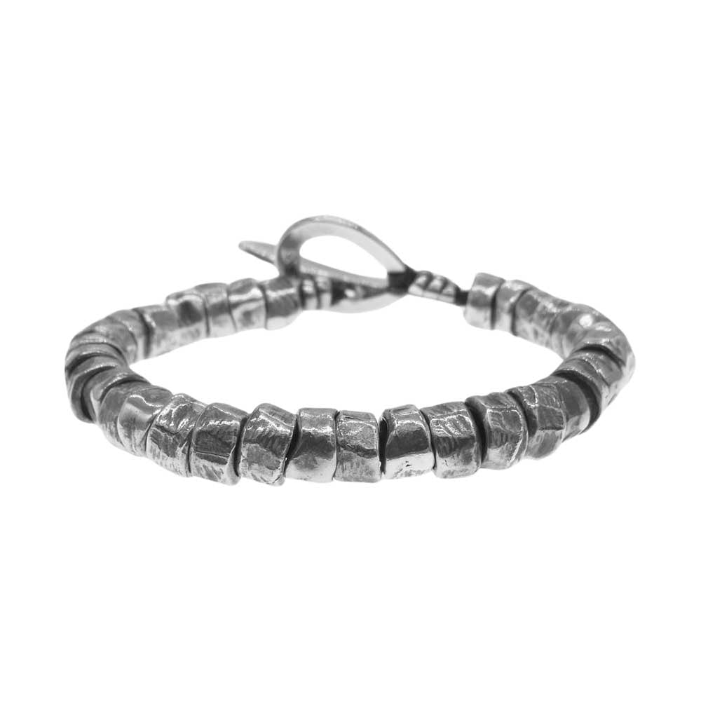 JILL PLATNER ジルプラットナー Abacus Bracelet アバクス 槌目加工 スターリングシルバービーズ ブレスレット シルバー系【中古】