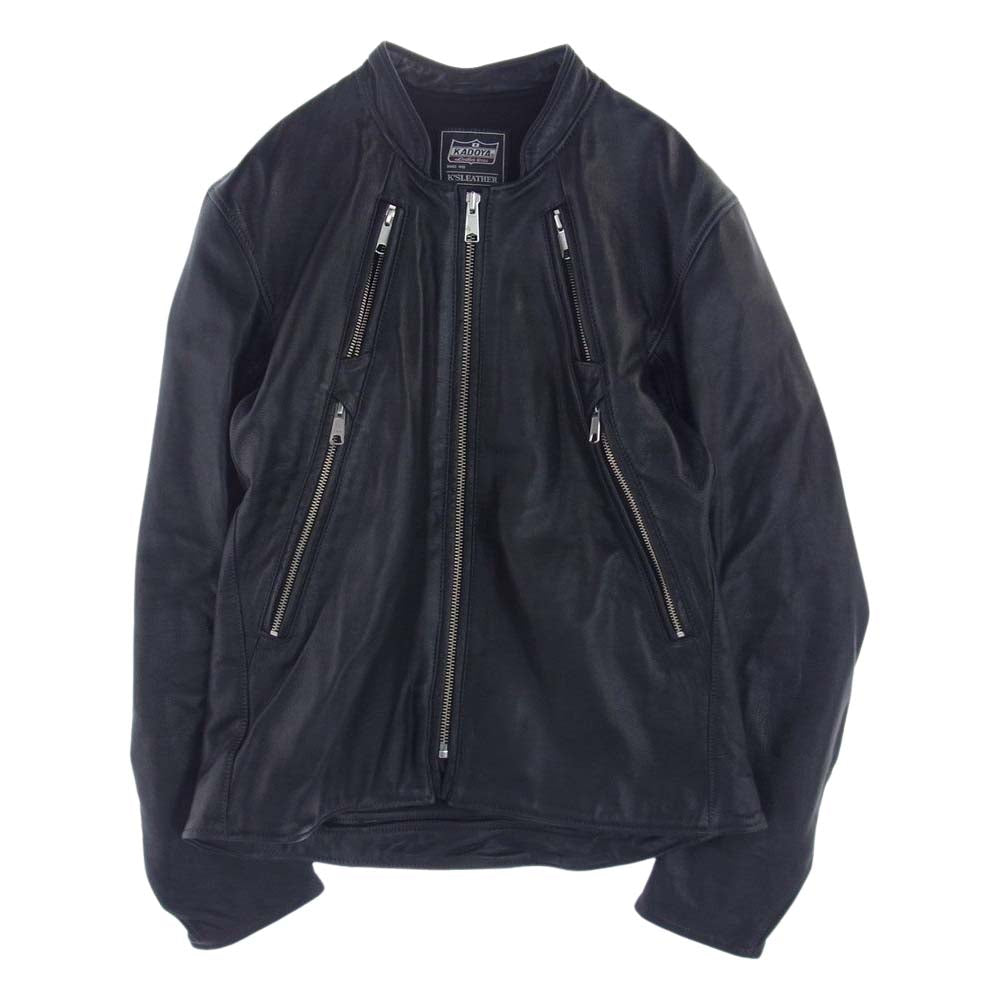 KADOYA カドヤ NA-SPARTACUS スパルタクス レザー ジャケット ブラック系 XXL【中古】