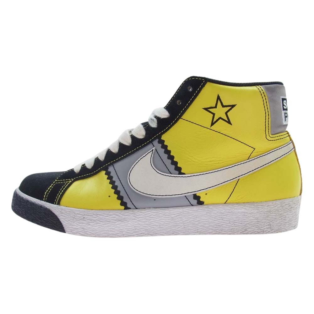 NIKE SB ナイキエスビー 334106-711 BLAZER ELITE SB SUBPOP ブレーザー エリート スニーカー イエロー系 27cm【中古】