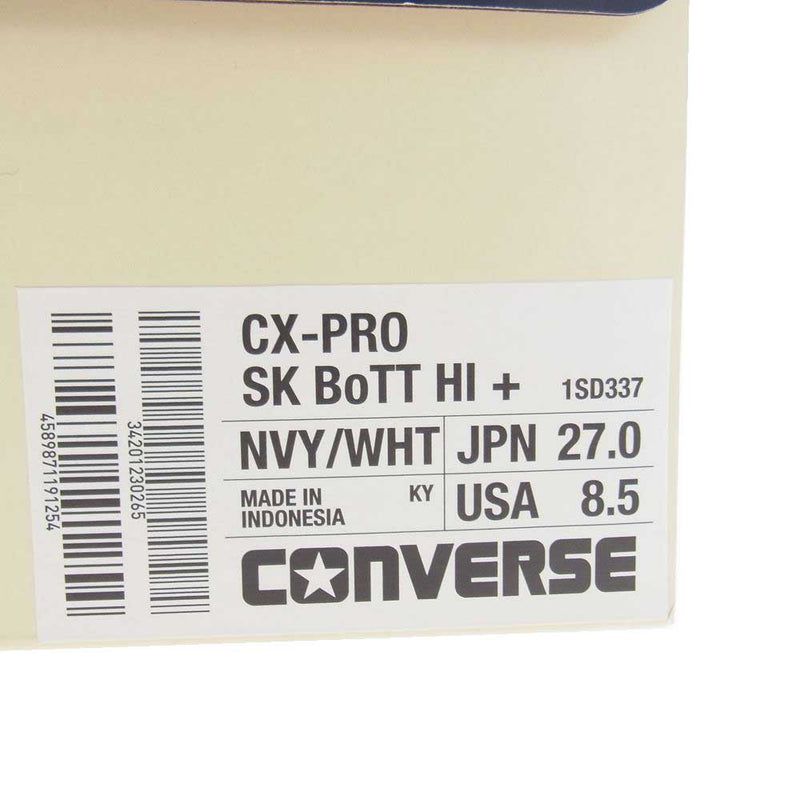 CONVERSE コンバース 1SD337 SKATEBOARDING SERIES CX-PRO SK BoTT HI ハイカット スニーカー ネイビー系 27cm【極上美品】【中古】