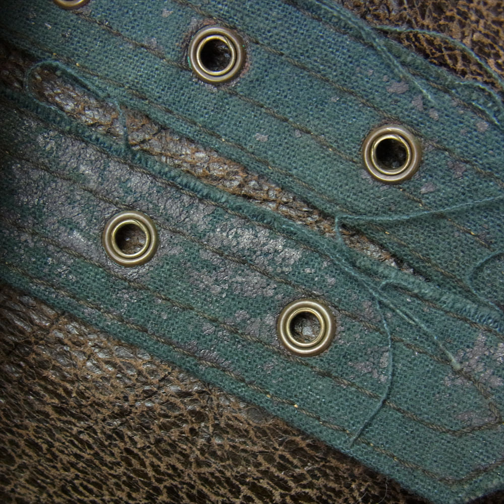 ブランド不明 33H5595 B-3 ムートン フライト ボア ジャケット ブラウン系【中古】