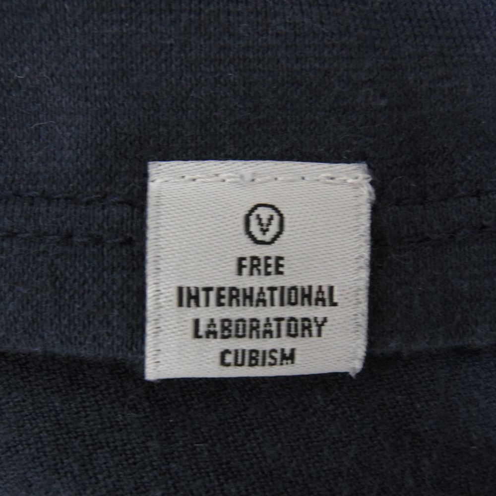 VISVIM ビズビム ULTIMATE V-NECK S/S TEE アルティメイト Vネック 半袖 Tシャツ ネイビー ネイビー系【中古】