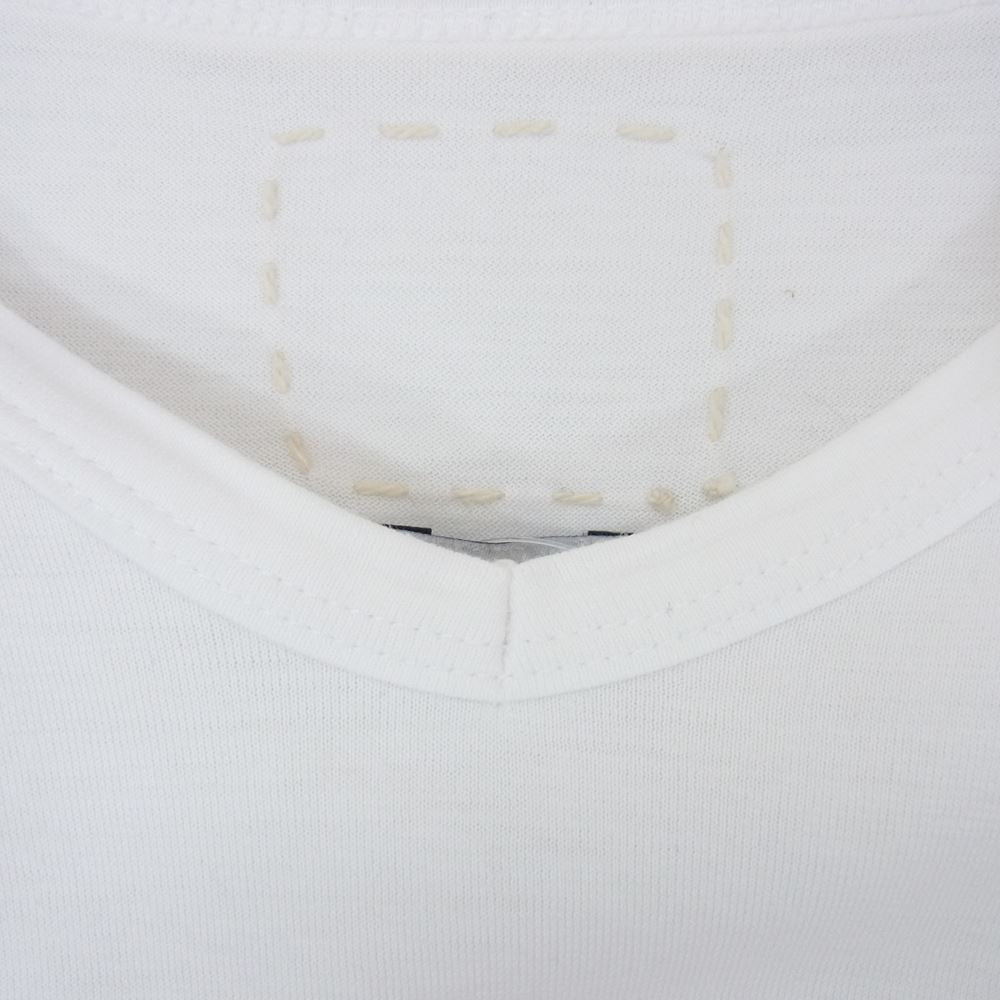 VISVIM ビズビム ULTIMATE V-NECK S/S TEE アルティメイト Vネック 半袖 Tシャツ ホワイト ホワイト系 2【中古】