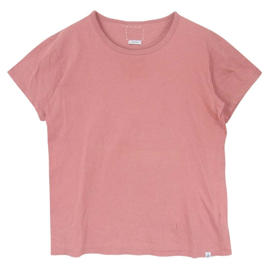 VISVIM ビズビム 12SS 0112205010004 DOUBLE SCOOP CREW S/S LUXSIC ダブルスクープ クルーネック 半袖 Tシャツ ラクシック ピンク系 1【中古】