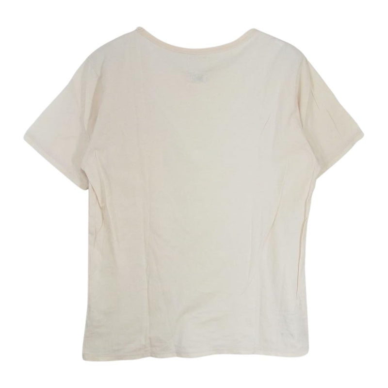 VISVIM ビズビム 13SS 0113105010059 HAUSA POCKET TEE S/S GIZA ハウサ ギザ ポケット 半袖 Tシャツ オフホワイト系 1【中古】