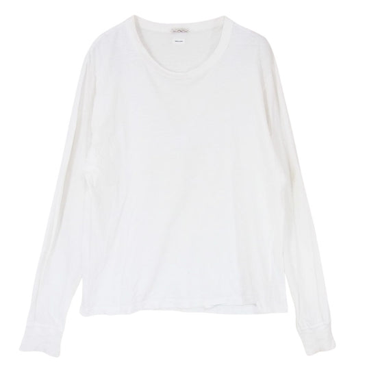 VISVIM ビズビム 19SS 0119105009006 SUBLIG CREW 3-PACK L/S  CA WIDE サブリグ クルーネック パック 長袖 ワイド Tシャツ ホワイト系 1【中古】