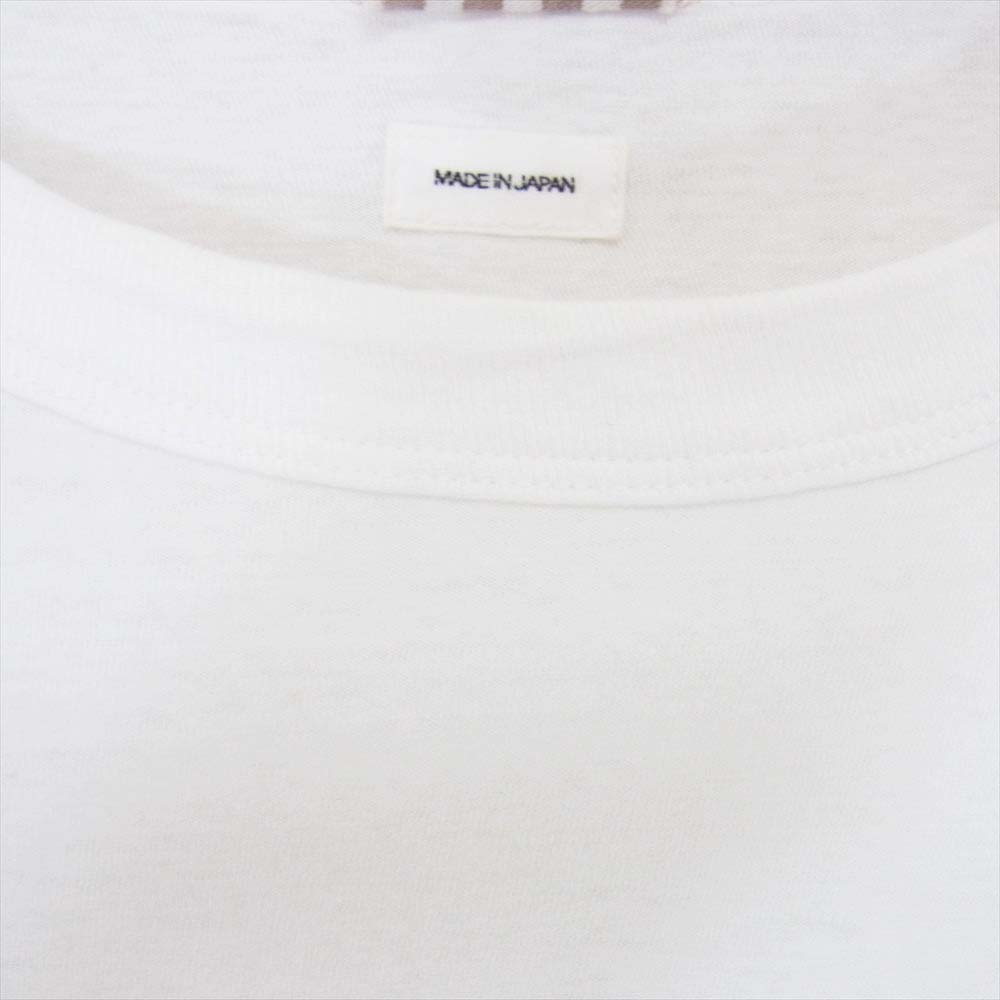 VISVIM ビズビム 19SS 0119105009006 SUBLIG CREW 3-PACK L/S  CA WIDE サブリグ クルーネック パック 長袖 ワイド Tシャツ ホワイト系【中古】