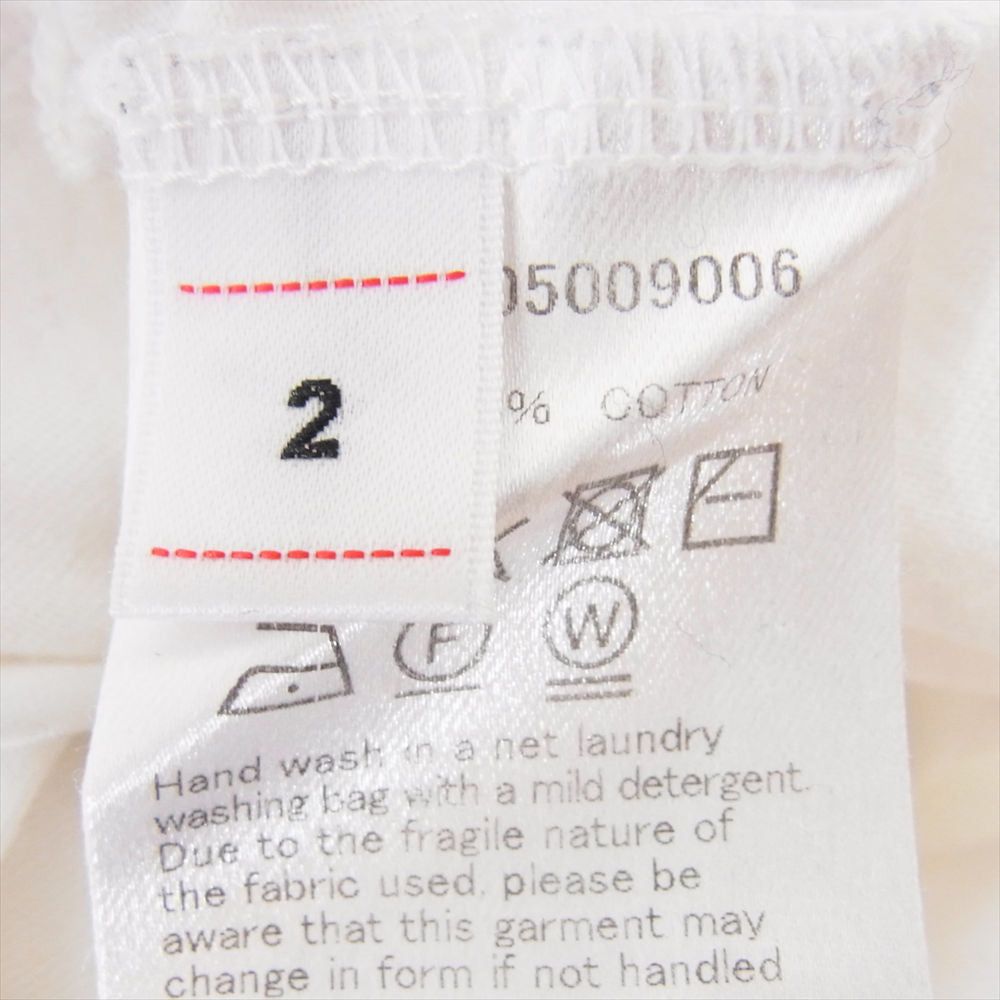 VISVIM ビズビム 19SS 0119105009006 SUBLIG CREW 3-PACK L/S  CA WIDE サブリグ クルーネック パック 長袖 ワイド Tシャツ ホワイト系【中古】