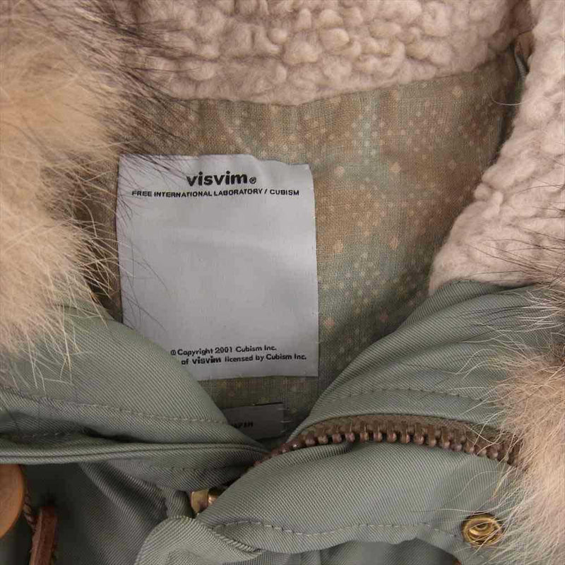 VISVIM ビズビム 14AW 0114205013006 VALDEZ DOWN JKT バルディーズ ダウン ジャケット モスグリーン系 2【中古】