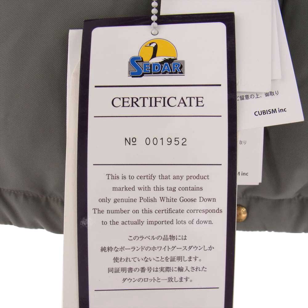 VISVIM ビズビム 14AW 0114205013006 VALDEZ DOWN JKT バルディーズ ダウン ジャケット モスグリーン系 2【中古】