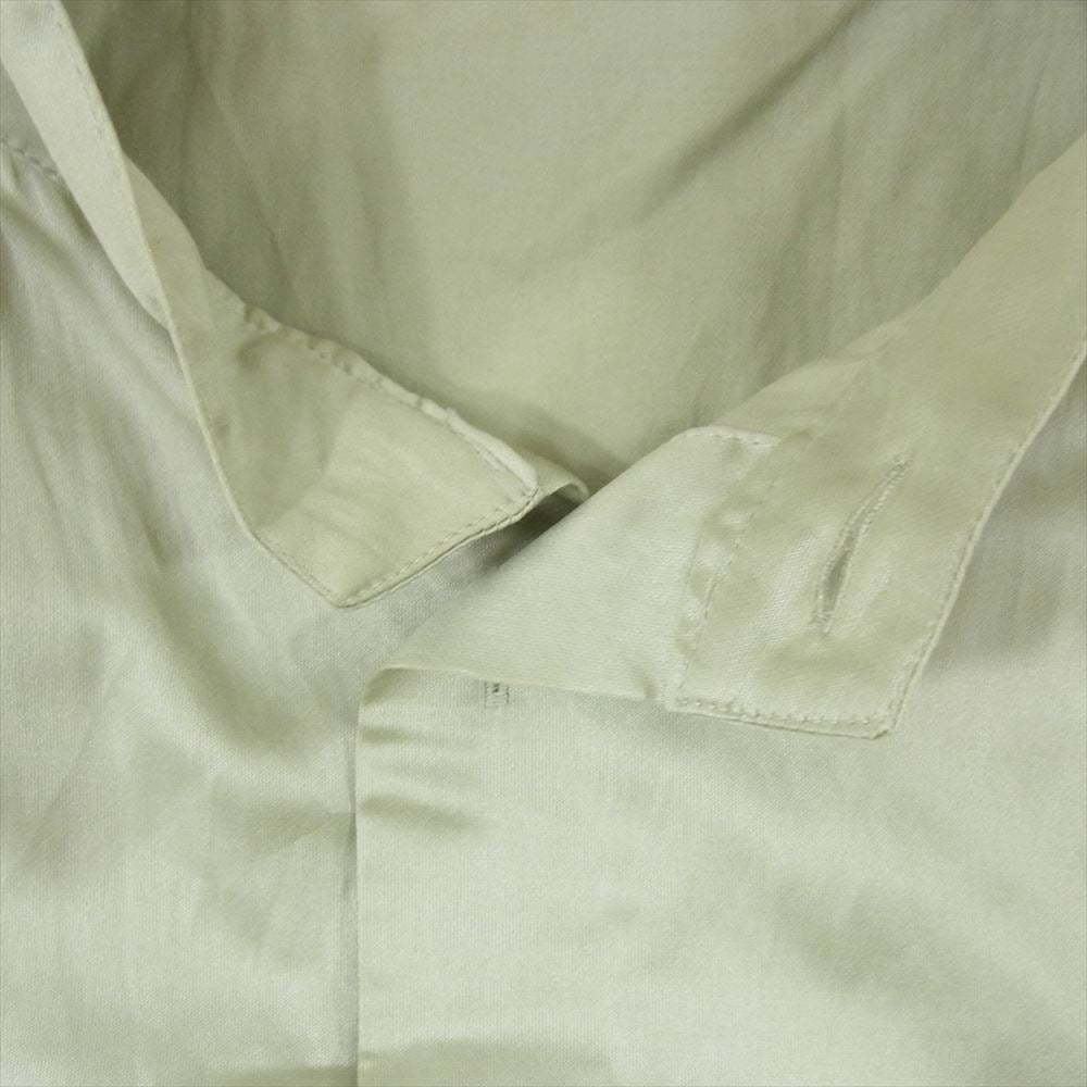 ISSEY MIYAKE イッセイミヤケ 22AW IM23-FJ021-60 2WAY ドッキング バンドカラー 長袖 シャツ ライトグリーン系 2【極上美品】【中古】