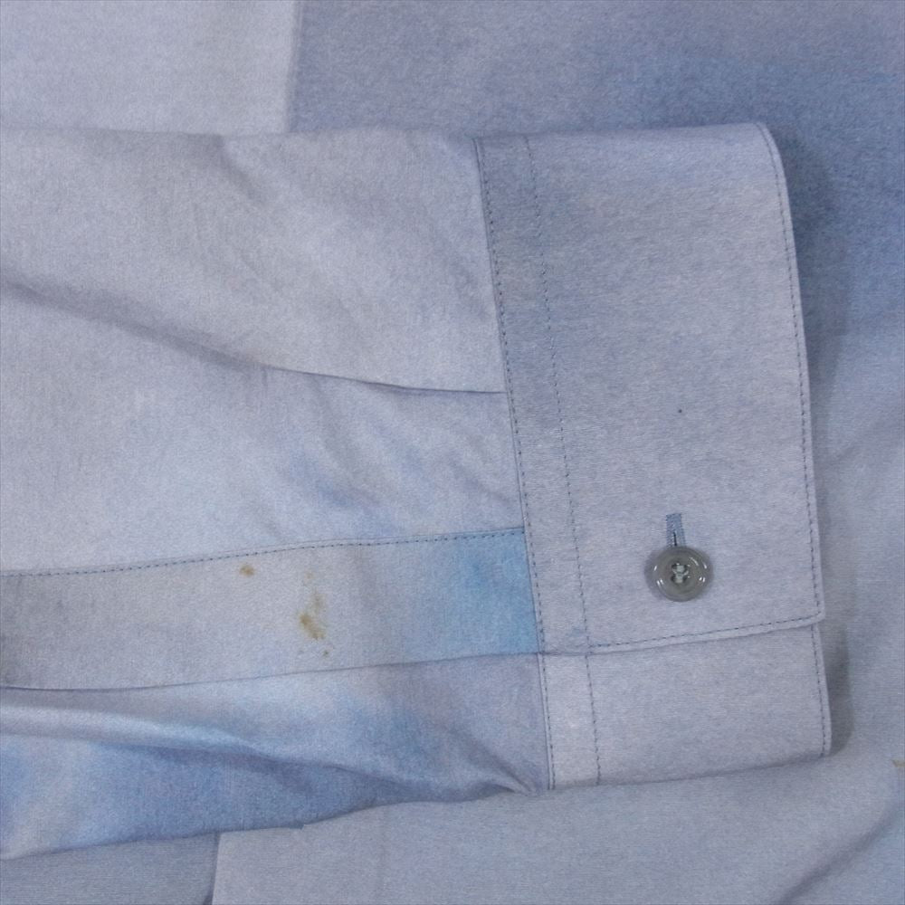 オーエーエムシー OAMU602182 オープンカラー シャツ タイダイ ビスコース 長袖 シャツ パープル系 L【中古】