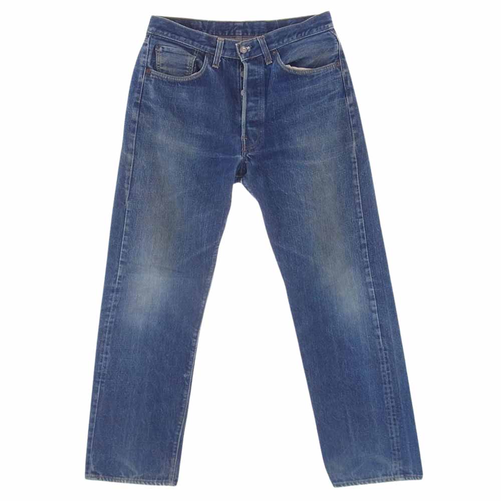 Levi's リーバイス ヴィンテージ 501 66前期 ボタン裏刻印6 紙パッチ BIGE デニム パンツ インディゴブルー系【中古】