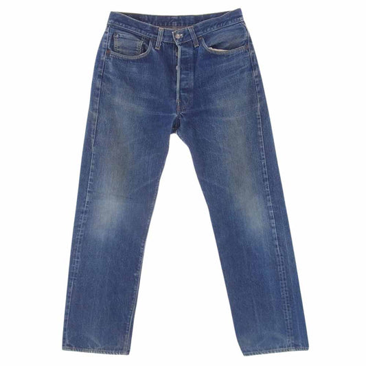 Levi's リーバイス ヴィンテージ 501 66前期 ボタン裏刻印6 紙パッチ BIGE デニム パンツ インディゴブルー系【中古】