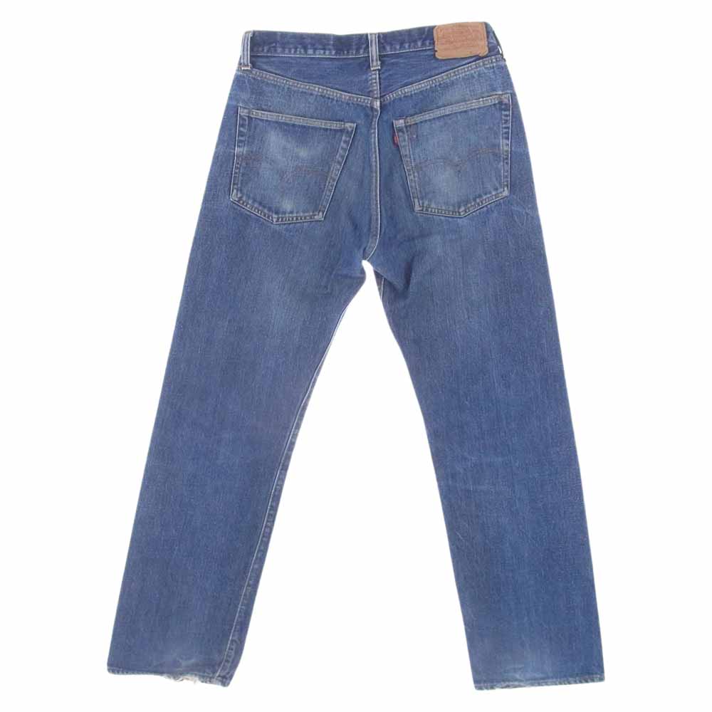 Levi's リーバイス ヴィンテージ 501 66前期 ボタン裏刻印6 紙パッチ BIGE デニム パンツ インディゴブルー系【中古】