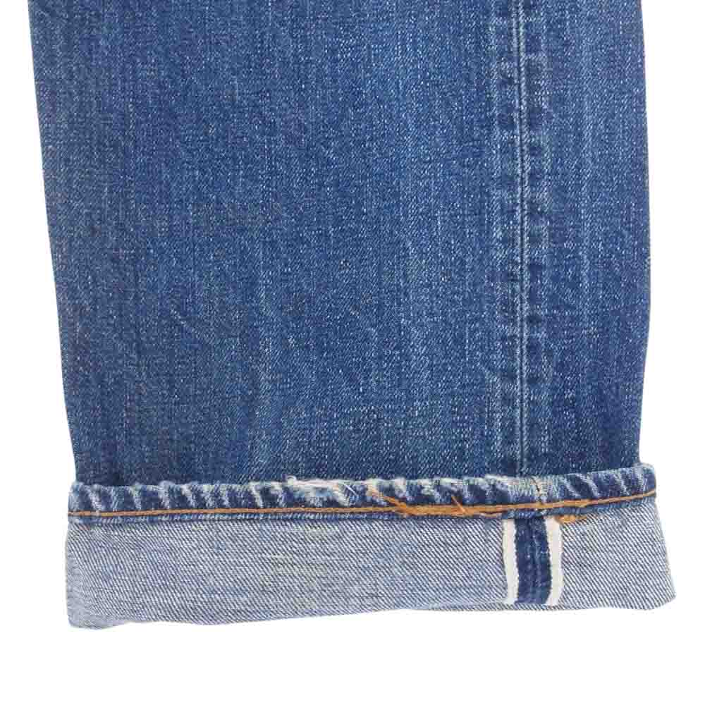 Levi's リーバイス ヴィンテージ 501 66前期 ボタン裏刻印6 紙パッチ BIGE デニム パンツ インディゴブルー系【中古】