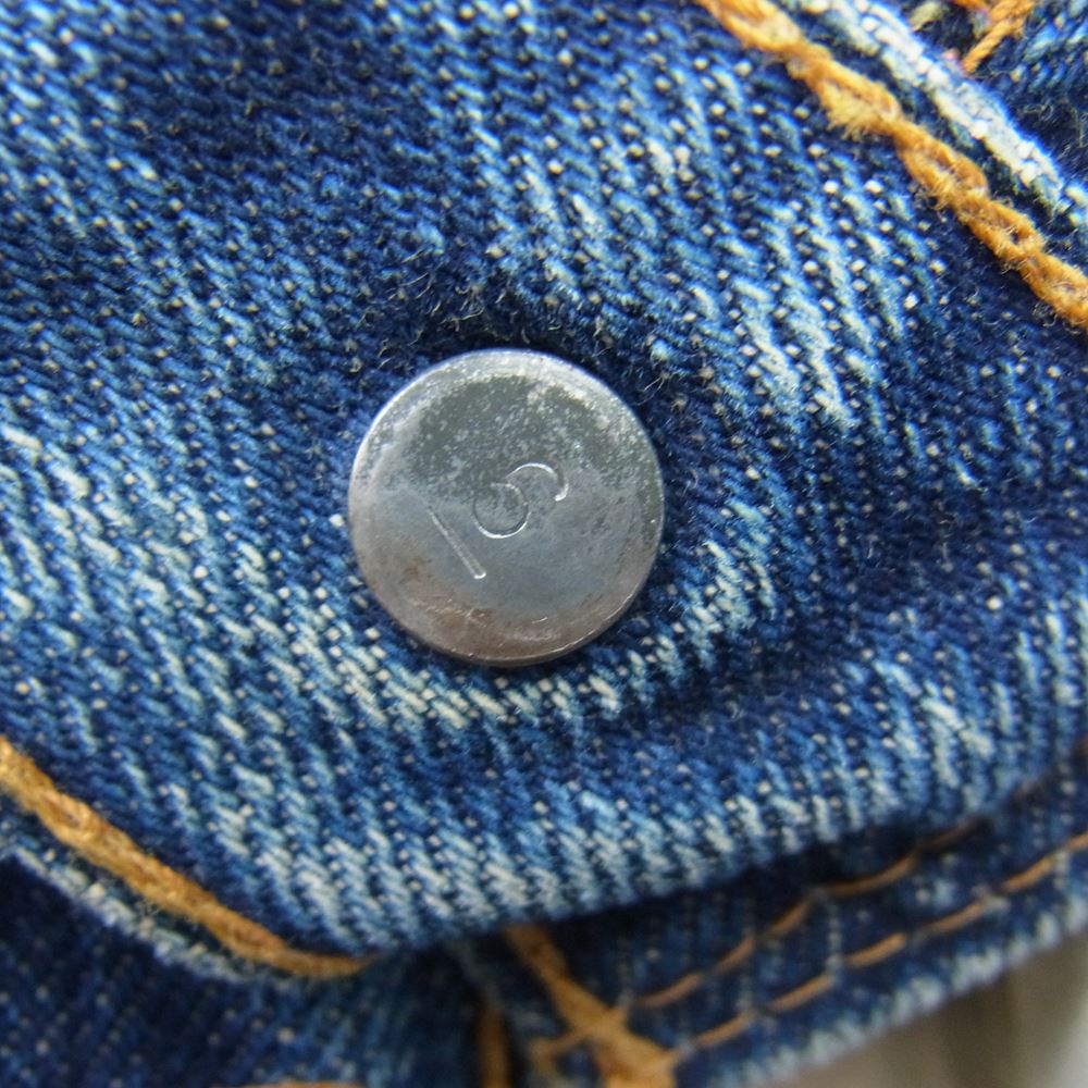 Levi's リーバイス ヴィンテージ 501 66前期 ボタン裏刻印6 紙パッチ BIGE デニム パンツ インディゴブルー系【中古】