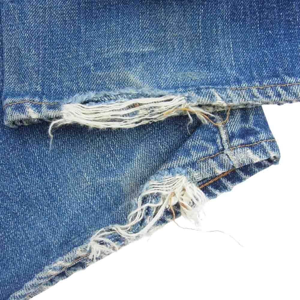 Levi's リーバイス ヴィンテージ 501 66前期 ボタン裏刻印6 紙パッチ BIGE デニム パンツ インディゴブルー系【中古】