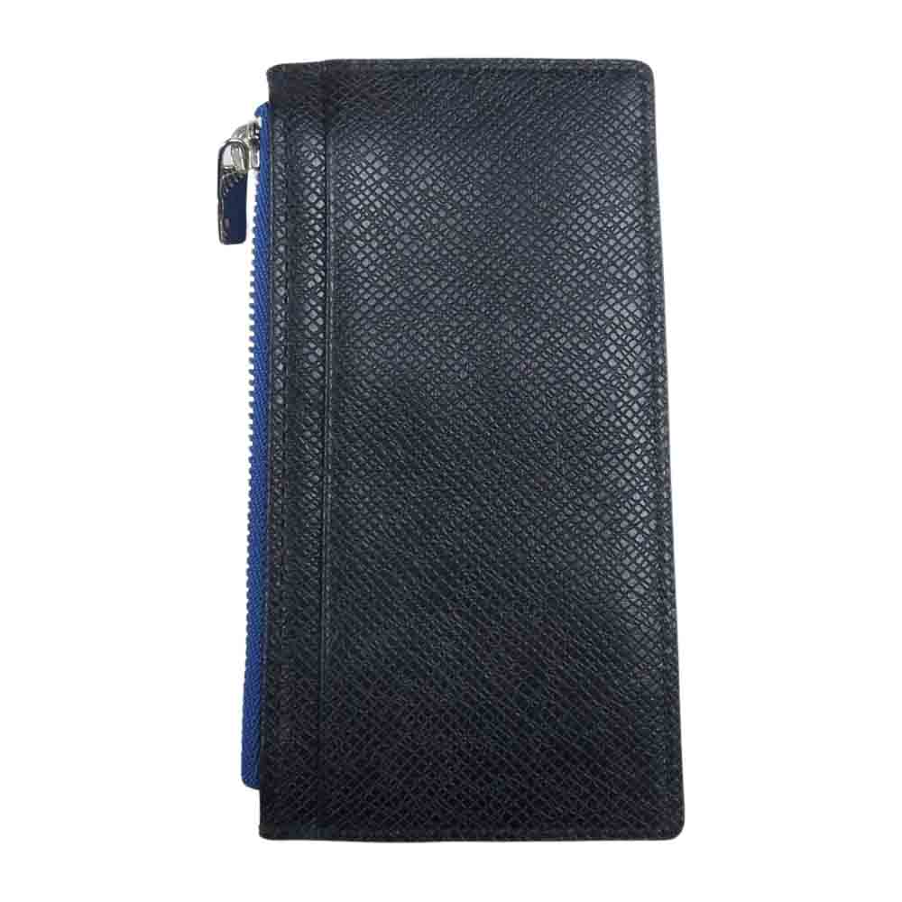 PELLE MORBIDA ペッレモルビダ レザー フラグメントケース コインケース ミニ ウォレット 財布 ブラック系【中古】