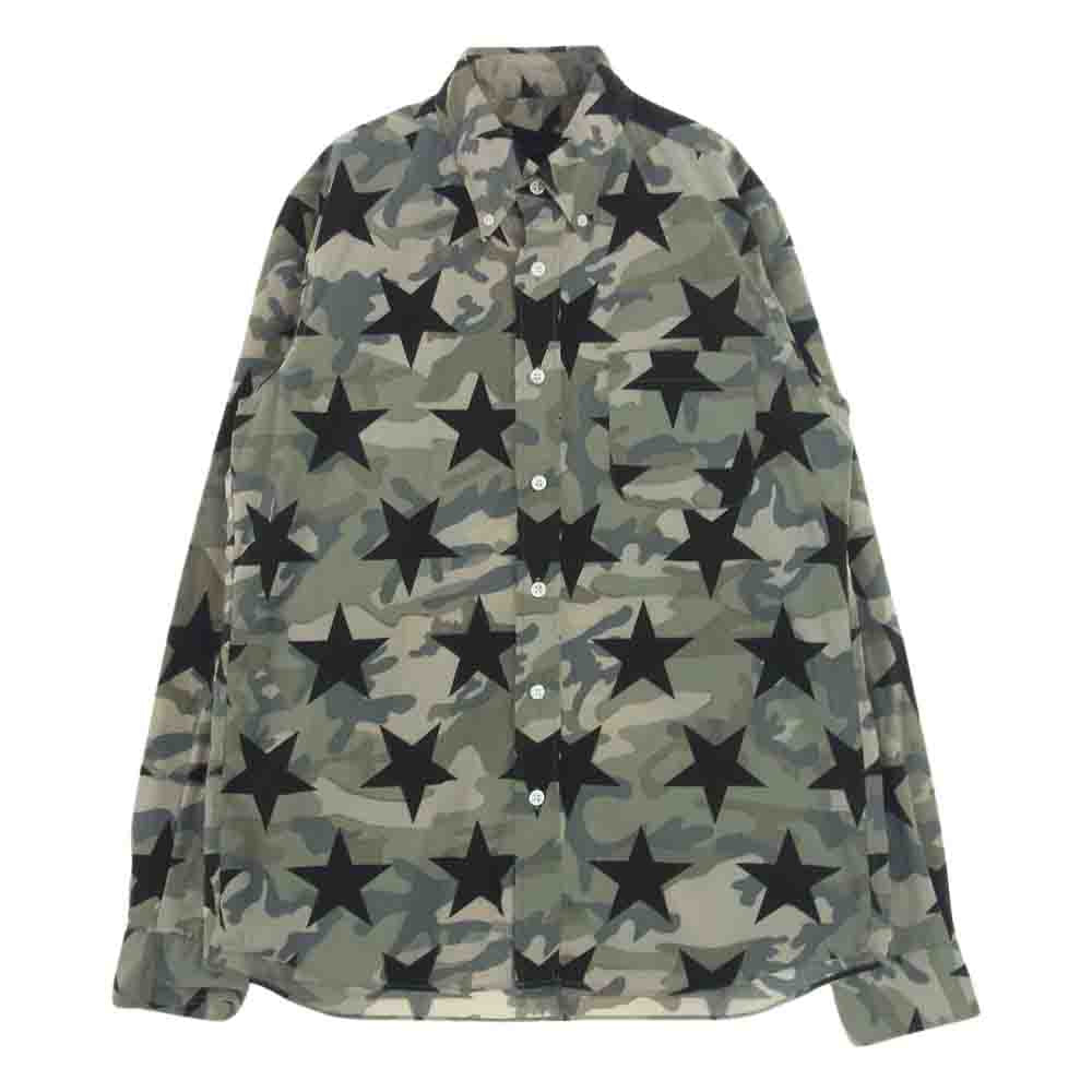 SOPHNET. ソフネット 15SS SOPH-150032 スター カモフラ 長袖 シャツ マルチカラー系 M【中古】