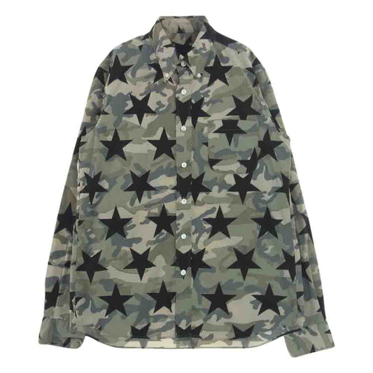 SOPHNET. ソフネット 15SS SOPH-150032 スター カモフラ 長袖 シャツ マルチカラー系 M【中古】