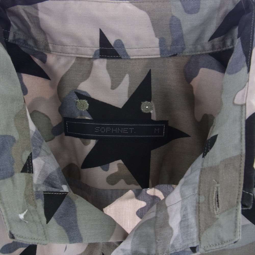 SOPHNET. ソフネット 15SS SOPH-150032 スター カモフラ 長袖 シャツ マルチカラー系 M【中古】
