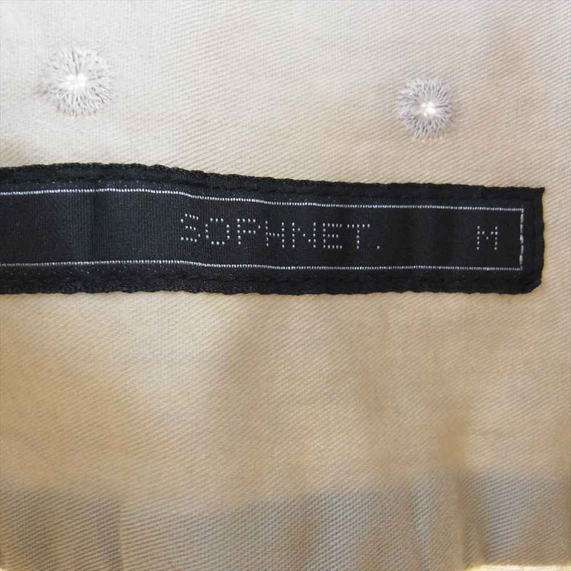 SOPHNET. ソフネット 19SS SOPH-190007 STANDARD COTTON TWILL B.D スタンダード コットンツイル ボタンダウン 長袖 シャツ ベージュ系 M【中古】