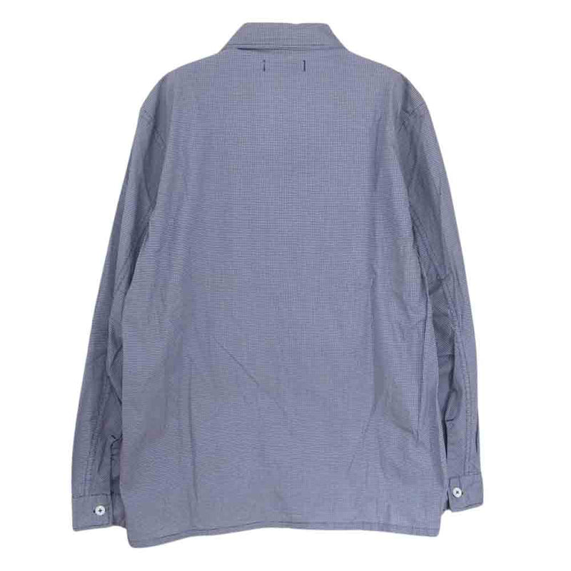 nonnative ノンネイティブ 17SS NN-S3104 TOURIST SHIRT COTTON BROAD GEOMETRICPRINT ツーリストシャツ コットンブロード 幾何学模様プリント ネイビー系 1【中古】