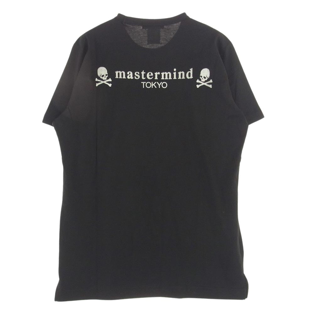mastermind JAPAN マスターマインドジャパン MMD2-TS01-1 TOKYO ラメ スカル ロゴプリント 半袖 Tシャツ ブラック系 M【新古品】【未使用】【中古】