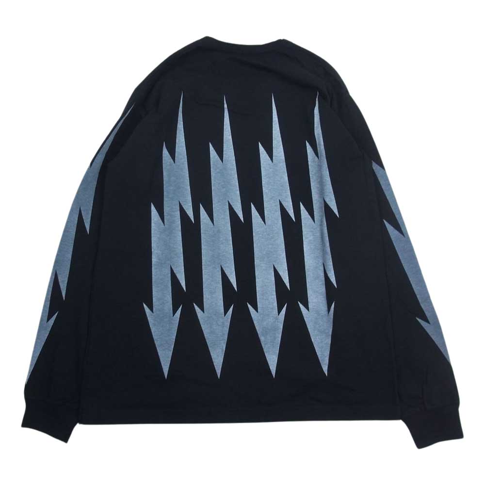 NEIGHBORHOOD ネイバーフッド 18SS BOLTS C-TEE LS ボルト サンダープリン トロングスリーブ 長袖 Tシャツ ブラック系 M【中古】
