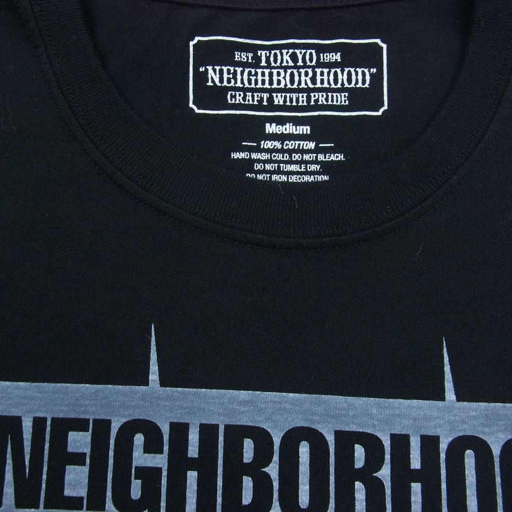 NEIGHBORHOOD ネイバーフッド 18SS BOLTS C-TEE LS ボルト サンダープリン トロングスリーブ 長袖 Tシャツ ブラック系 M【中古】