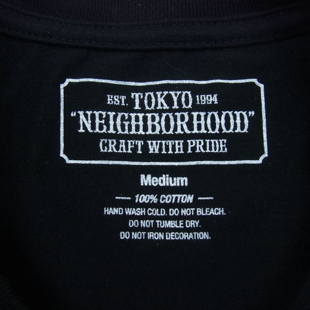 NEIGHBORHOOD ネイバーフッド 18SS BOLTS C-TEE LS ボルト サンダープリン トロングスリーブ 長袖 Tシャツ ブラック系 M【中古】