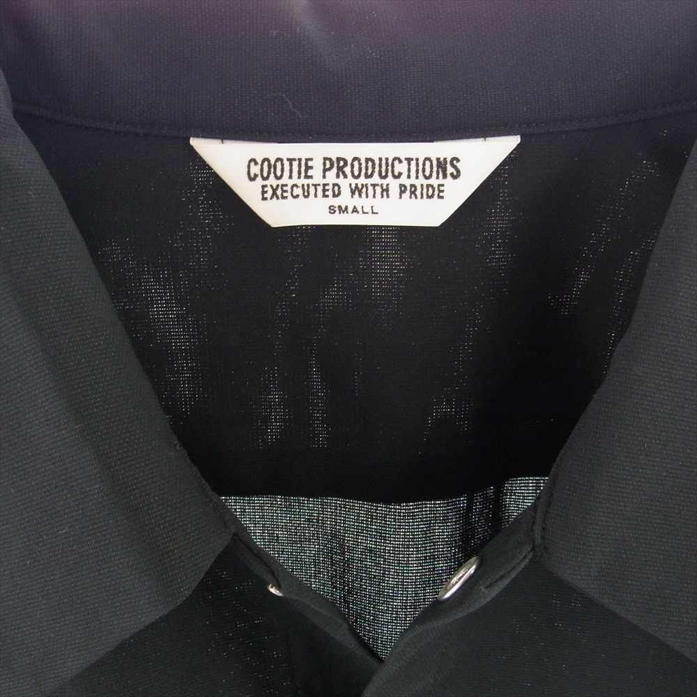 COOTIE クーティー Polyester Twill Work L/S Shirt ポリエステル×ツイル 長袖 ワークシャツ ブラック系【中古】