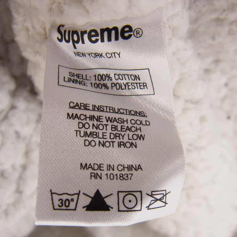 Supreme シュプリーム 15AW Flannel Sherpa Shirt フランネル シェルパ シャツ チェック 裏ボア ジャケット M【中古】