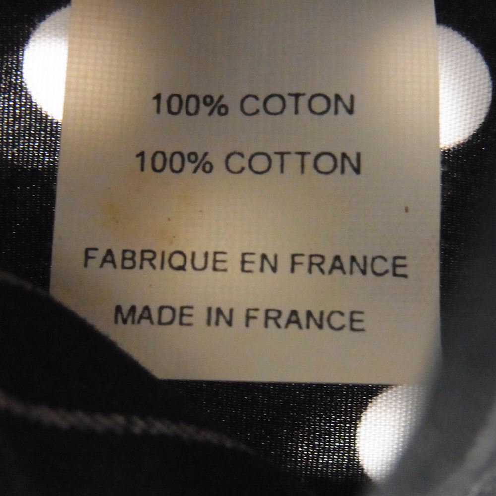 Supreme シュプリーム 16SS S4SS16 × COMME des GARCONS コムデギャルソン ストライプ ドット 切替 シャツ ブラック系 S【中古】