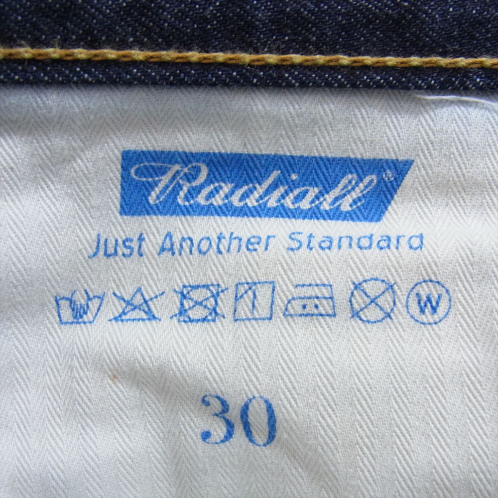 RADIALL ラディアル RAD-DNM-PT001-1 SLIM FIT PANTS スリム フィット デニム パンツ ジーンズ インディゴブルー系 30【中古】