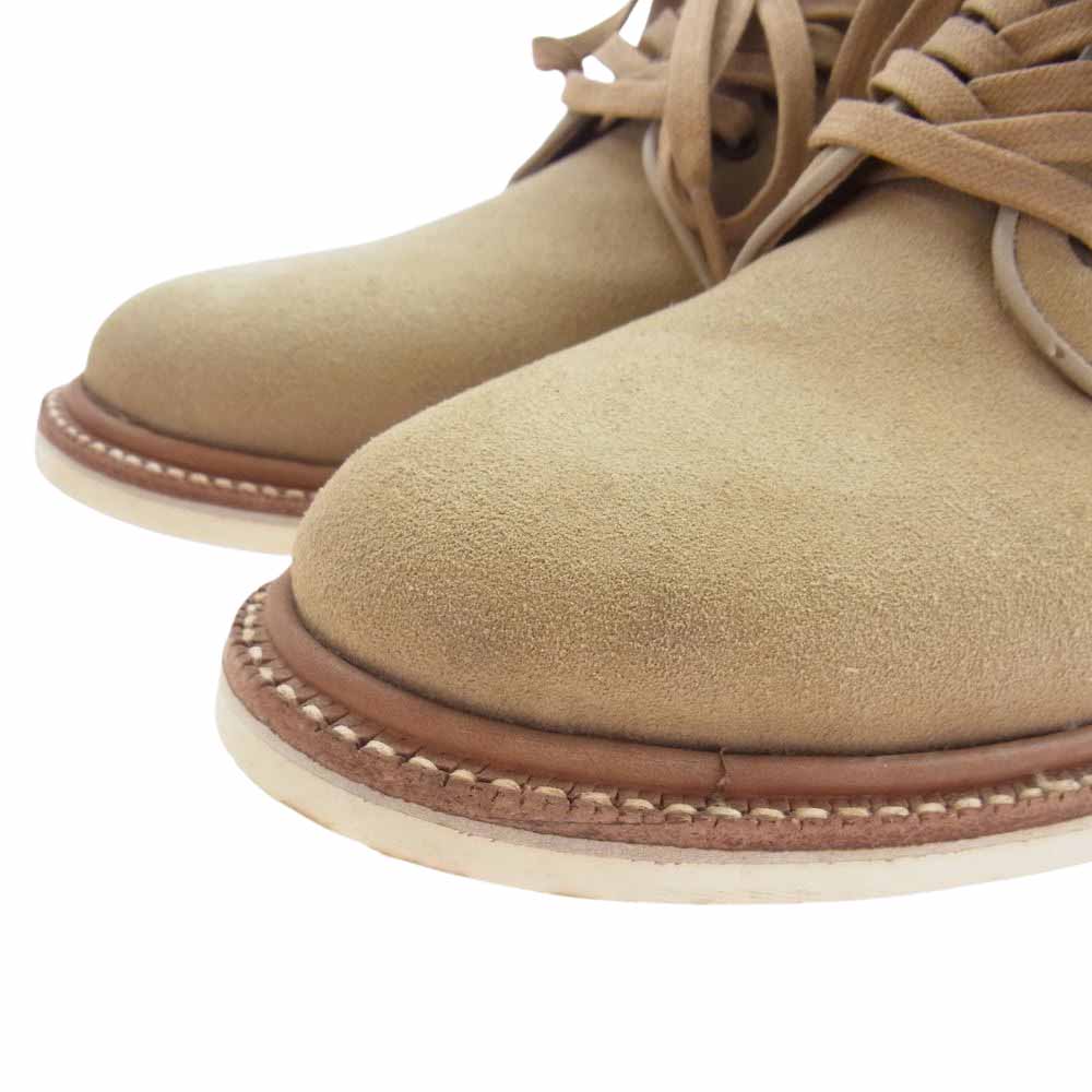 カミナンド スエード プレーントゥ ブーツ ライトブラウン系 8【中古】