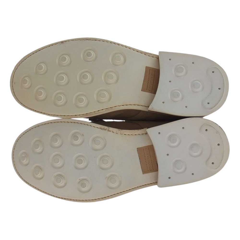 カミナンド スエード プレーントゥ ブーツ ライトブラウン系 8【中古】