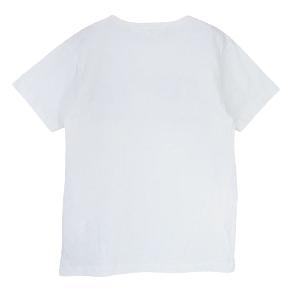 PLAY COMME des GARCONS プレイコムデギャルソン AD2009 AZ-T095 ビッグロゴプリント クルーネック 半袖 Tシャツ ホワイト系 M【中古】