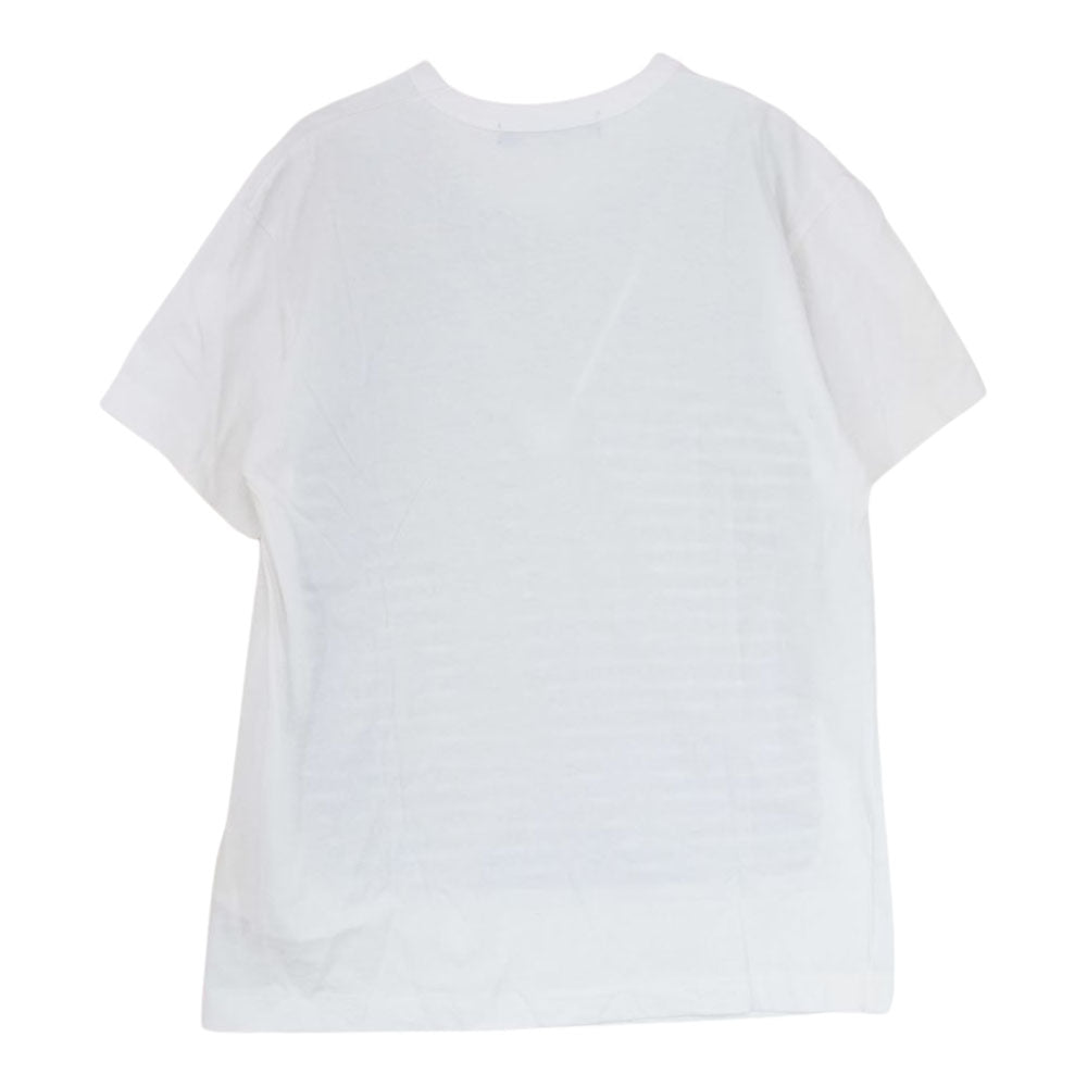COMME des GARCONS コムデギャルソン AD2013 IK-T019 GOOD DESIGN SHOP グッドデザインショップ別注 ボーダー切替 クルーネック 半袖 Tシャツ ホワイト系 ブラック系 M【中古】
