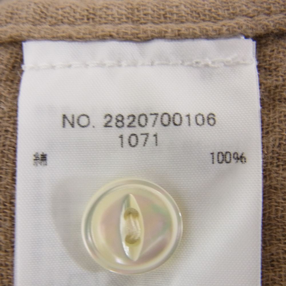 Ron Herman ロンハーマン 2820700106 コットンガーゼ 長袖 シャツ ジャケット ブラウン系 M【中古】