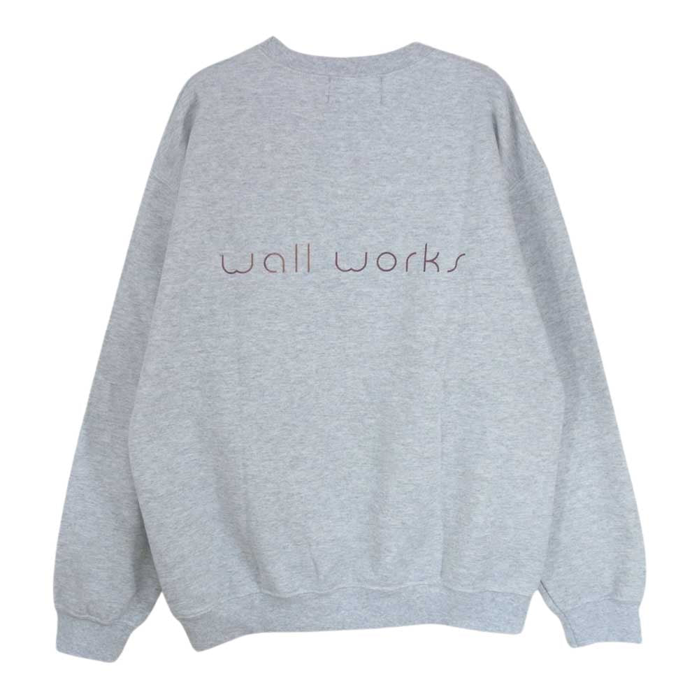 ティーアールサスペンション RootS CREW NECK SWEAT プリント クルーネック スウェット トレーナー グレー グレー系 M【中古】