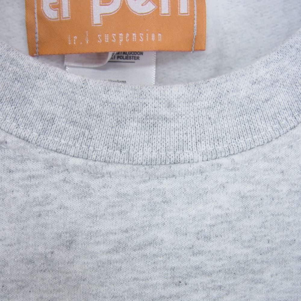 ティーアールサスペンション RootS CREW NECK SWEAT プリント クルーネック スウェット トレーナー グレー グレー系 M【中古】