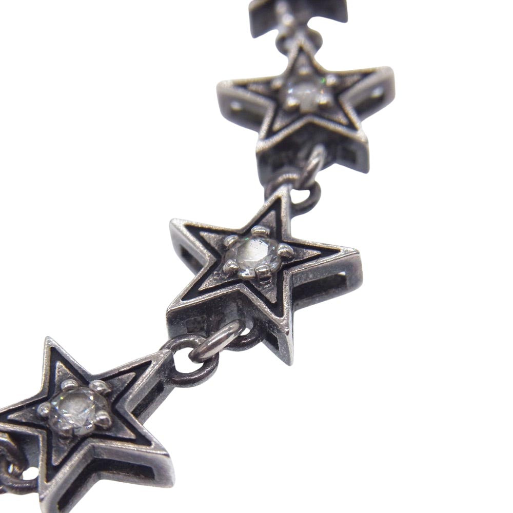 Justin Davis ジャスティンデイビス HOLLYWOOD BLVD ハリウッドブルーバード スター ブレスレット シルバー系【中古】