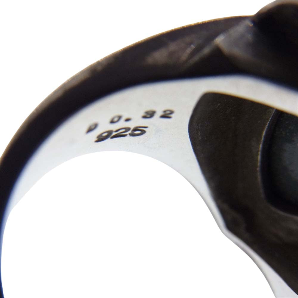 Justin Davis ジャスティンデイビス SRJ190 HERITAGE W/DIAMOND ONYX ヘリテージ ダイヤモンド オニキス リング シルバー系 16号【中古】