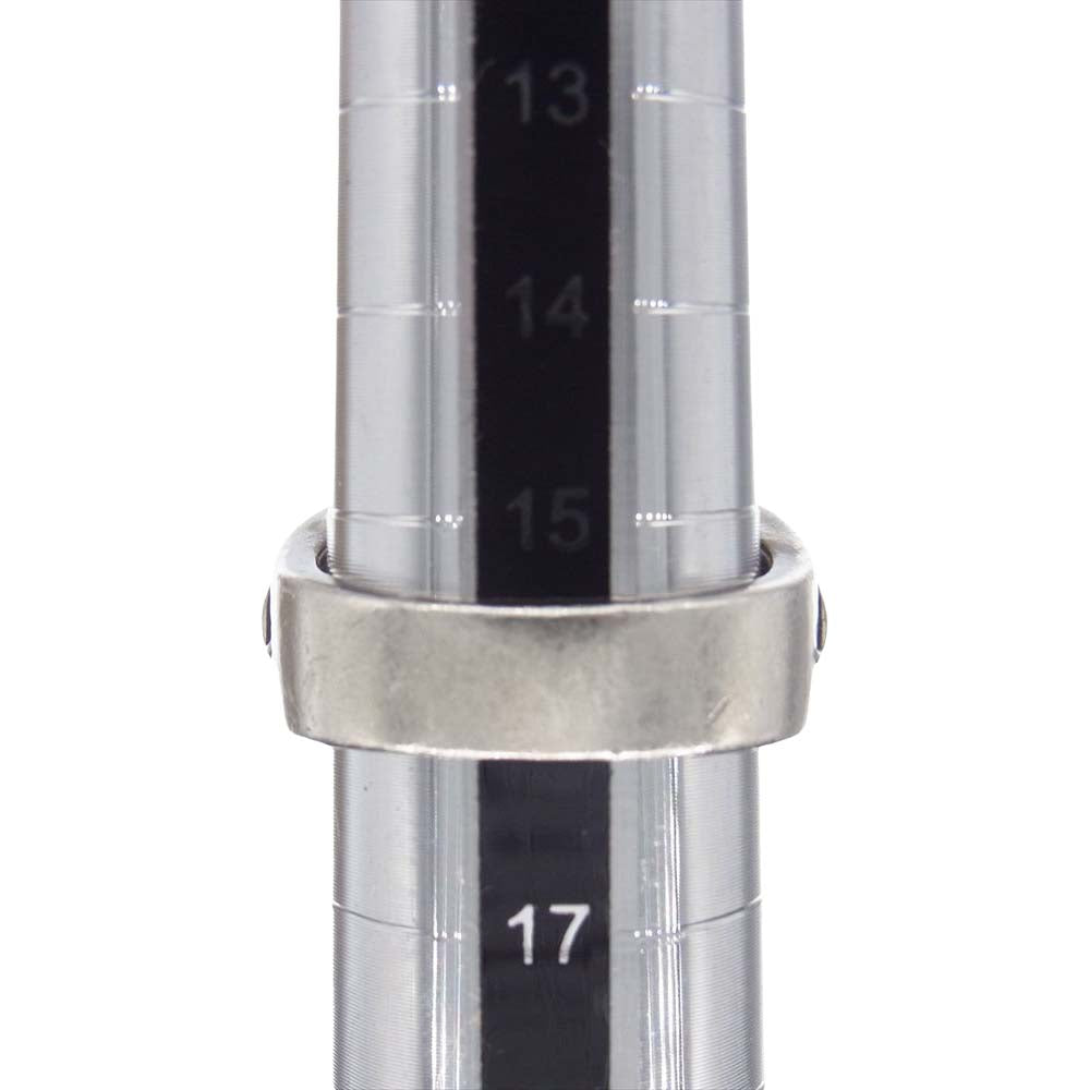 Justin Davis ジャスティンデイビス SRJ190 HERITAGE W/DIAMOND ONYX ヘリテージ ダイヤモンド オニキス リング シルバー系 16号【中古】