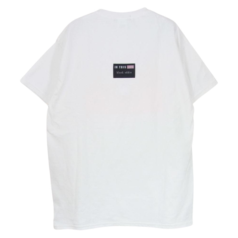 ブラックアンドエディ プリント Tシャツ IN THIS LIFE ホワイト系 M【中古】