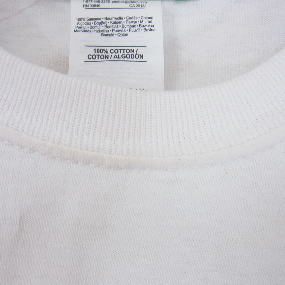 ブラックアンドエディ プリント Tシャツ IN THIS LIFE ホワイト系 M【中古】