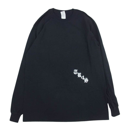 ティーアールフォーサスペンション バックプリント 長袖 Tシャツ ブラック系 M【中古】