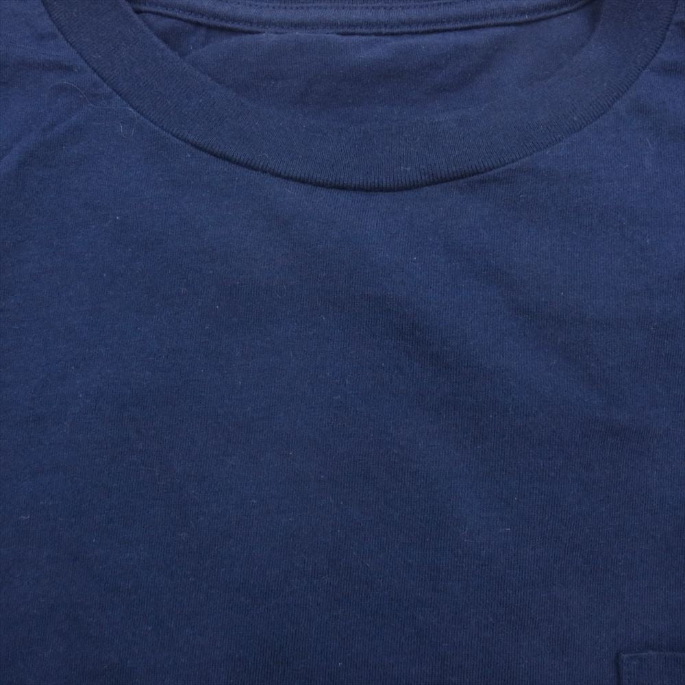 ザ プール バックプリント 半袖 ポケット Tシャツ ネイビー系 M【中古】